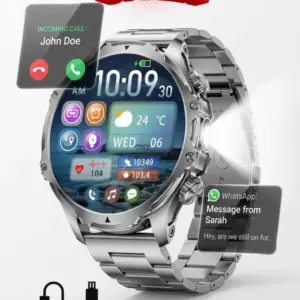 Smart Watch Fitness Tracker with Health Monitor